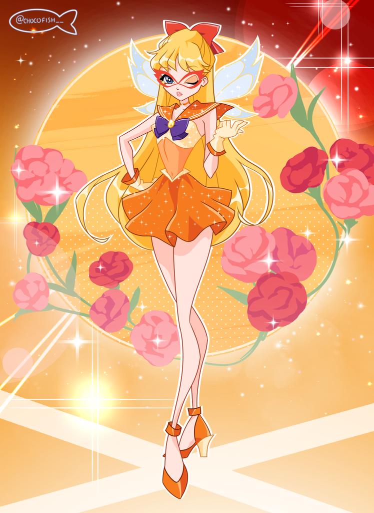aino minako and sailor venus (bishoujo senshi sailor moon and 1 more) drawn by chocofish