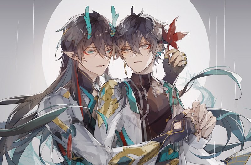 dan heng (honkai and 1 more) drawn by yu_(marmalade)