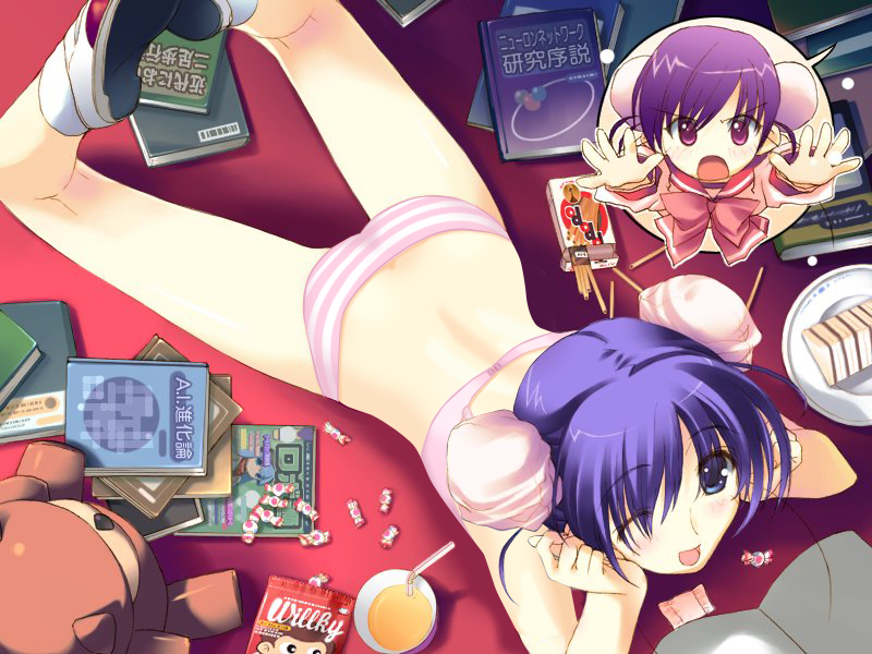 himeyuri sango and himeyuri ruri (to heart and 1 more) drawn by nakamura_takeshi