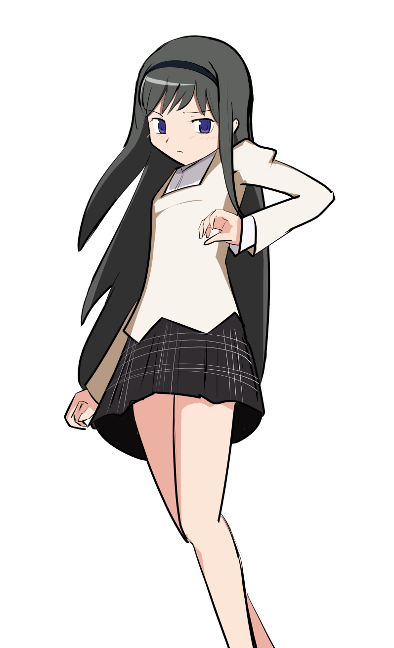 akemi homura (mahou shoujo madoka magica) drawn by tenkawam