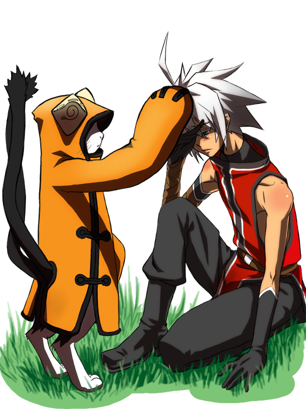 ragna the bloodedge and jubei (blazblue) drawn by mimi_tori