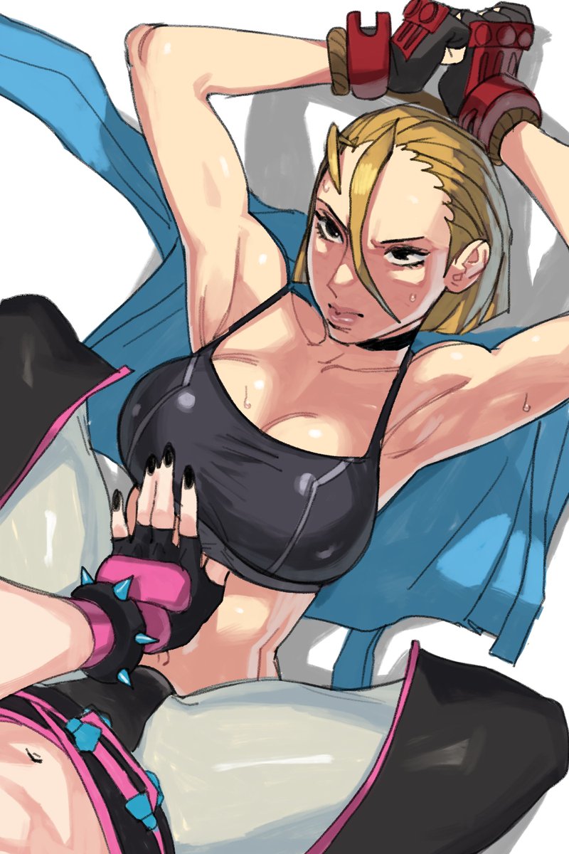 cammy white and han juri (street fighter and 1 more) drawn by taikolum