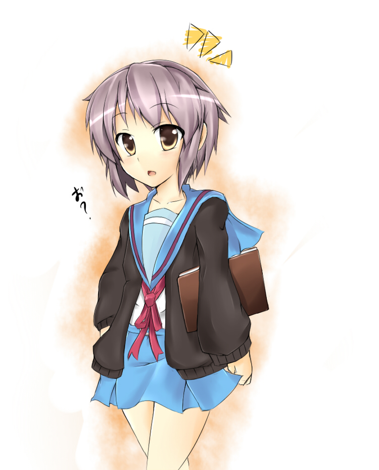nagato yuki (suzumiya haruhi no yuuutsu) drawn by surikogi