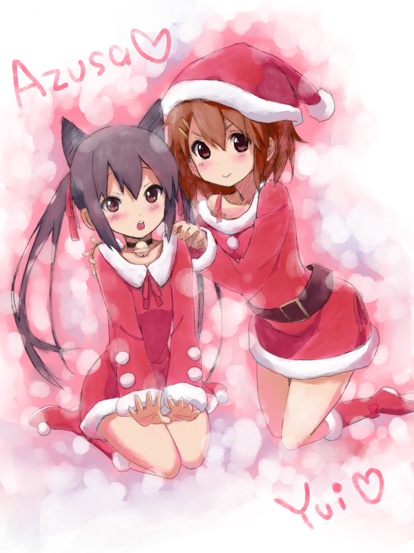 nakano azusa and hirasawa yui (k-on!) drawn by yukipone