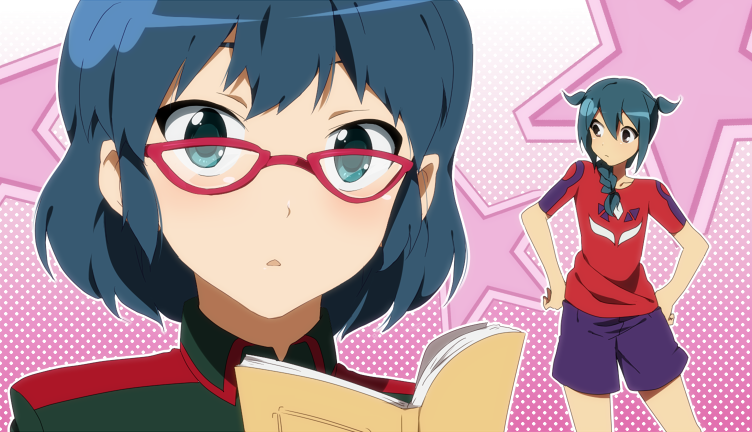 otonashi haruna and mistorene callus (tengen toppa gurren lagann and 2 more) drawn by yuzuha_(tengokugumi)