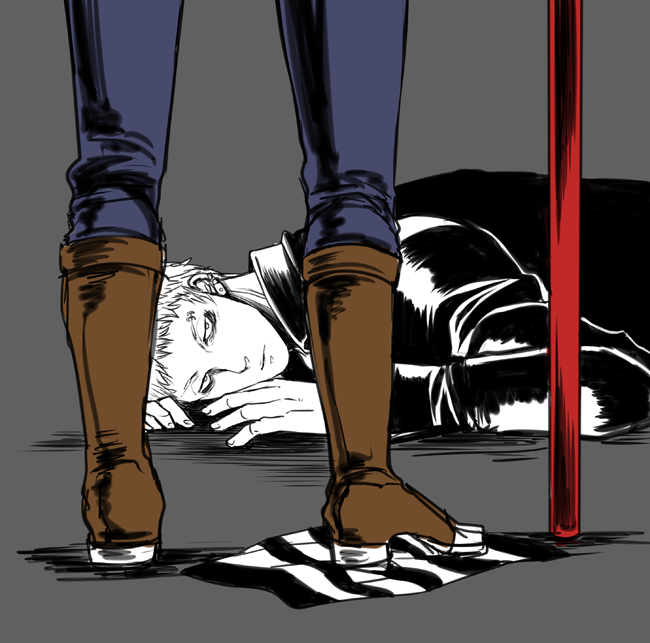 billy kane (the king of fighters and 1 more) drawn by yk_(waikeee)