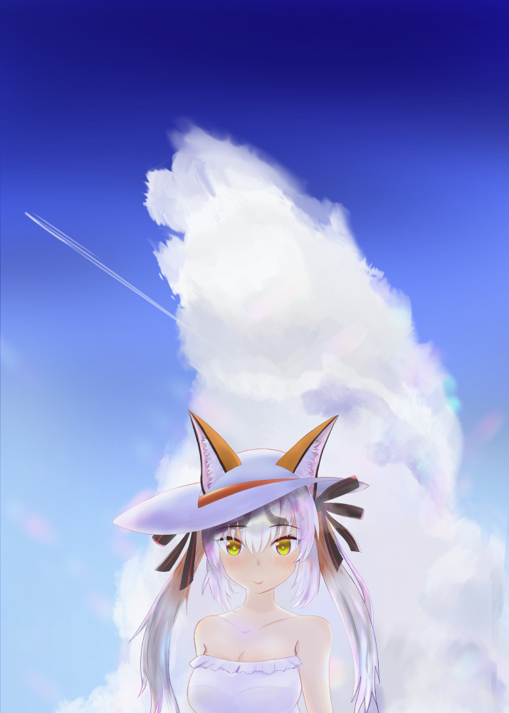 island fox (kemono friends and 1 more) drawn by nekomimi_illust
