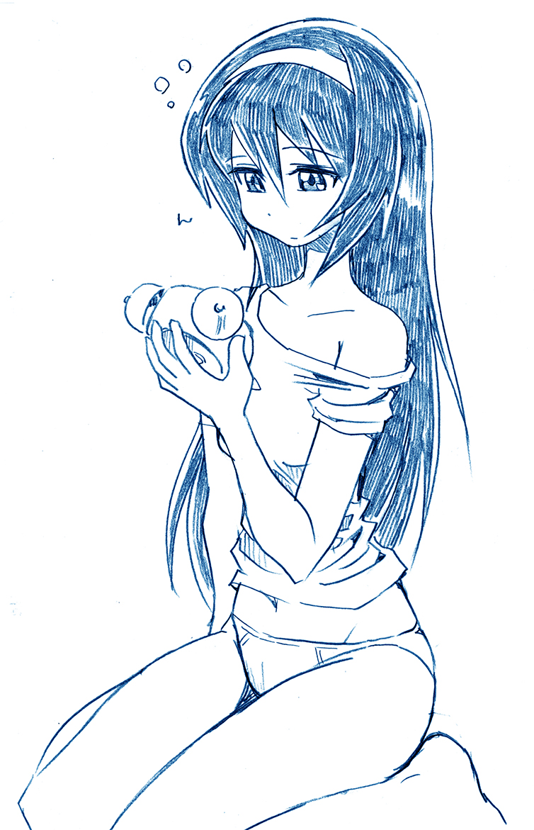 reizei mako (girls und panzer) drawn by bbb_(friskuser)