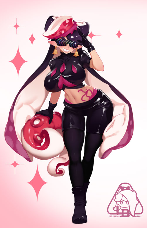 callie (splatoon and 1 more) drawn by little123blood