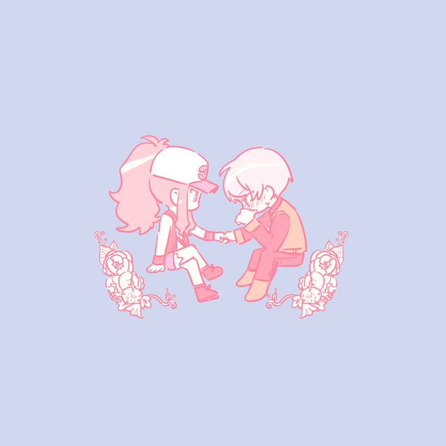 hilda and ace trainer (pokemon and 1 more) drawn by puki_hn