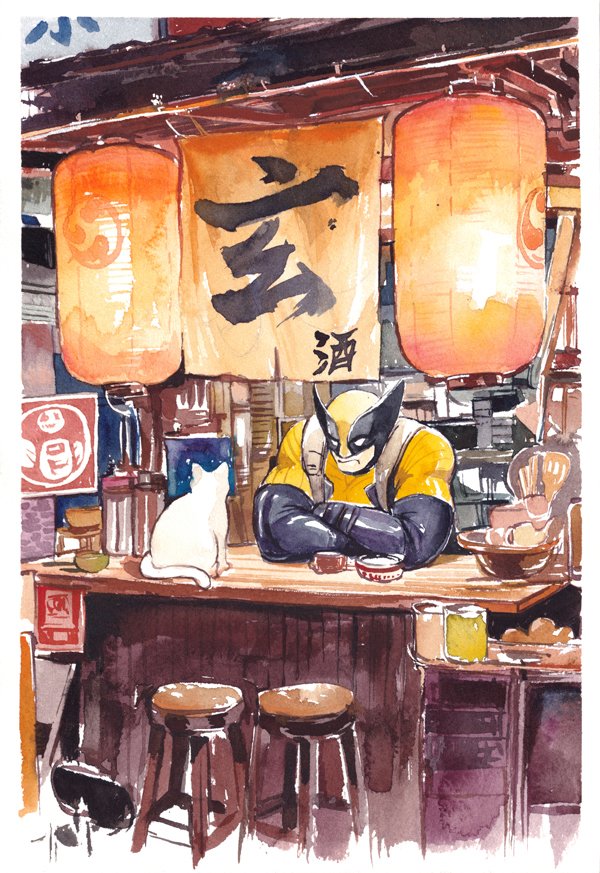 wolverine (marvel and 1 more) drawn by itoscaresme