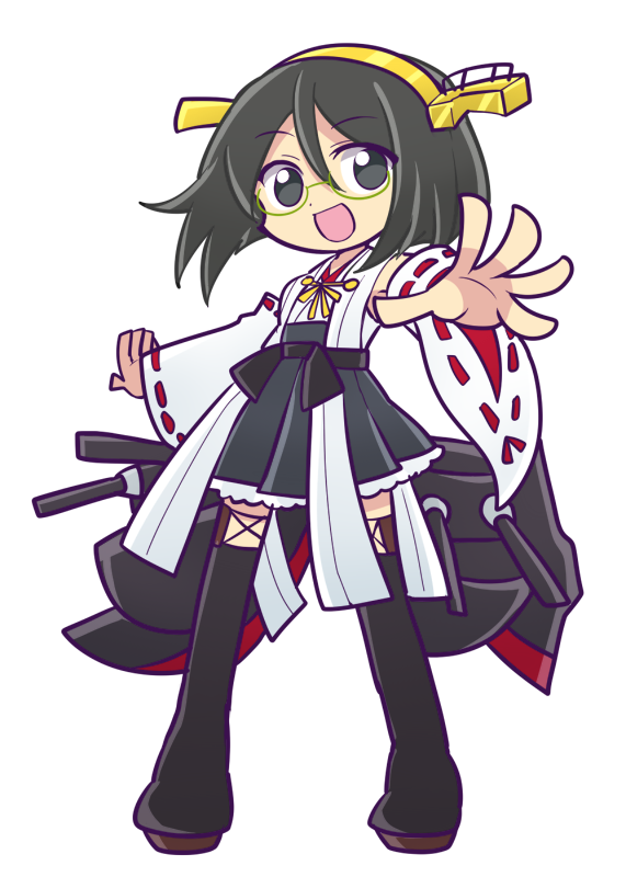 kirishima (kantai collection and 1 more) drawn by fukumitsu_(kirarirorustar)