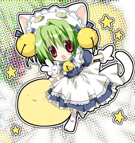 dejiko, gema, and broccodess (di gi charat) drawn by paco
