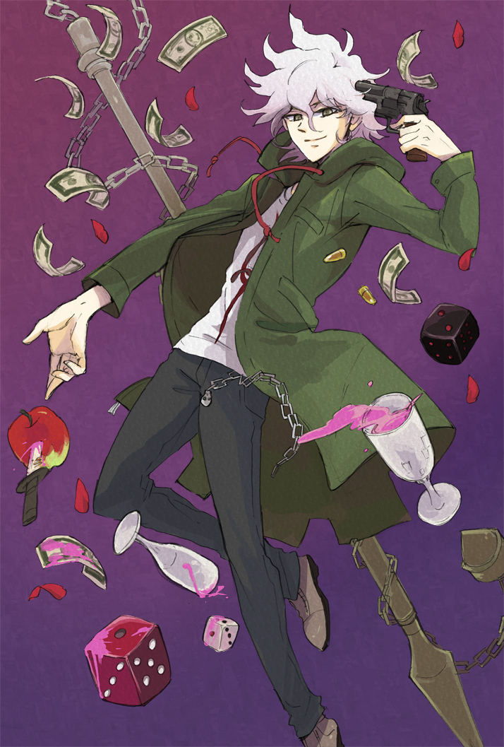 komaeda nagito (danganronpa and 1 more) drawn by tamachi_king