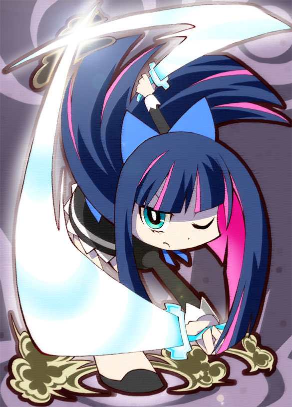 stocking (panty & stocking with garterbelt) drawn by harada_(sansei_rain)