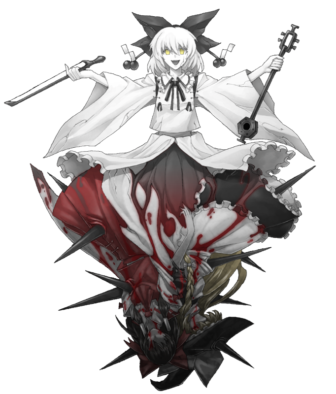 hakurei reimu, kirisame marisa, and satsuki rin (touhou and 1 more) drawn by mazeran