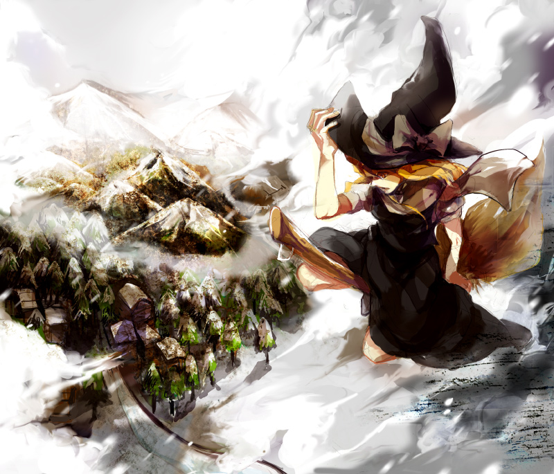 kirisame marisa (touhou) drawn by toriko_(hatoriko)