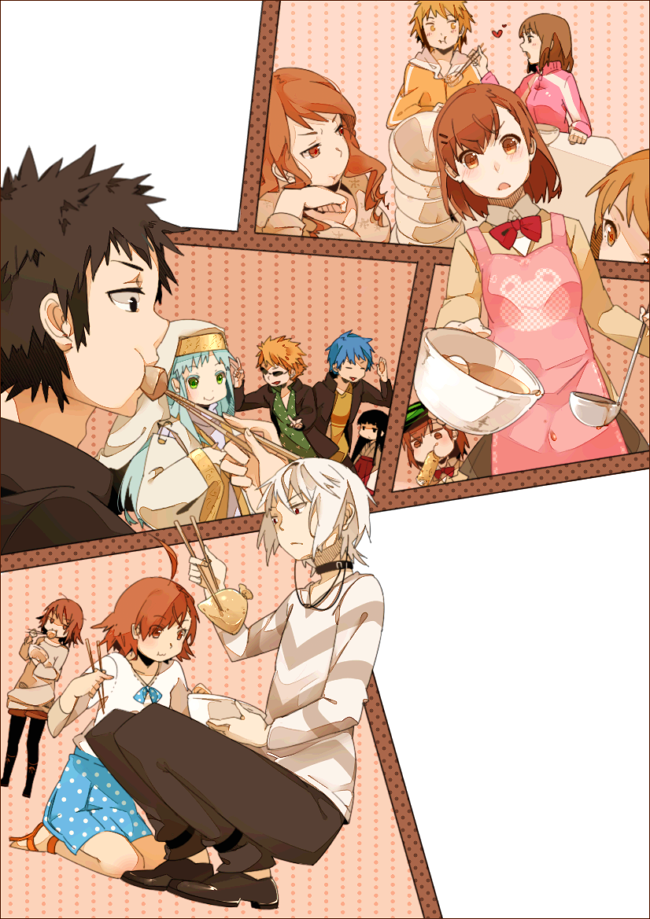 misaka mikoto, kamijou touma, accelerator, index, last order, and 9 more (toaru majutsu no index and 1 more) drawn by tknoff