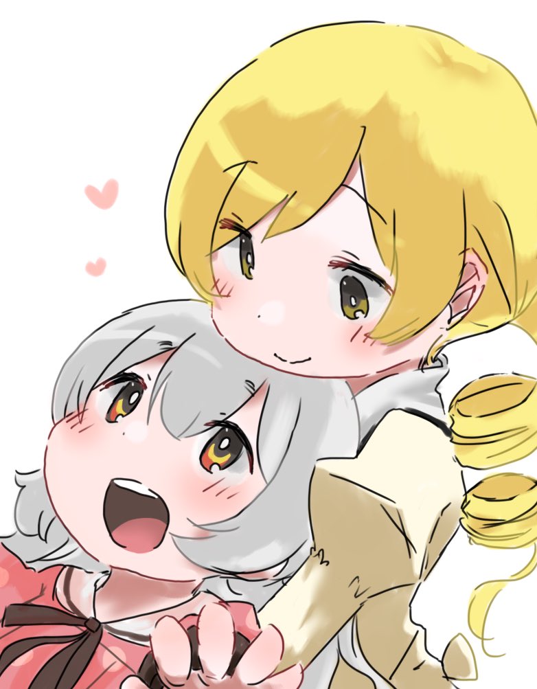 tomoe mami and momoe nagisa (mahou shoujo madoka magica and 1 more) drawn by buivi