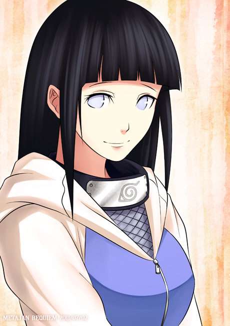 hyuuga hinata (naruto and 1 more) drawn by k-suwabe