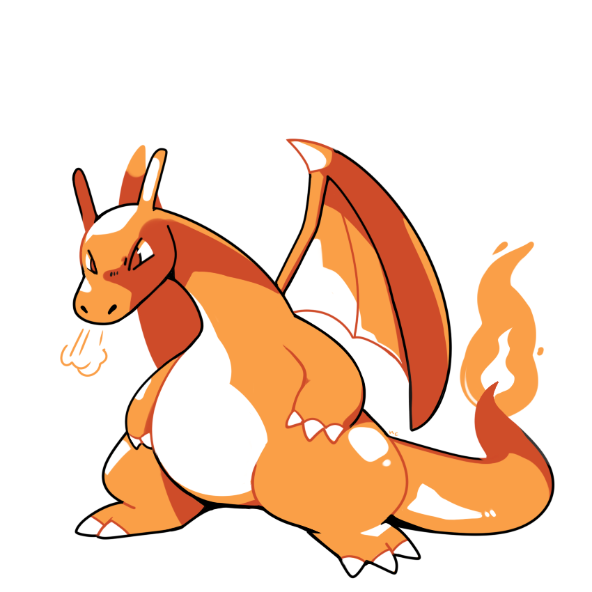 charizard (pokemon and 1 more) drawn by rumwik