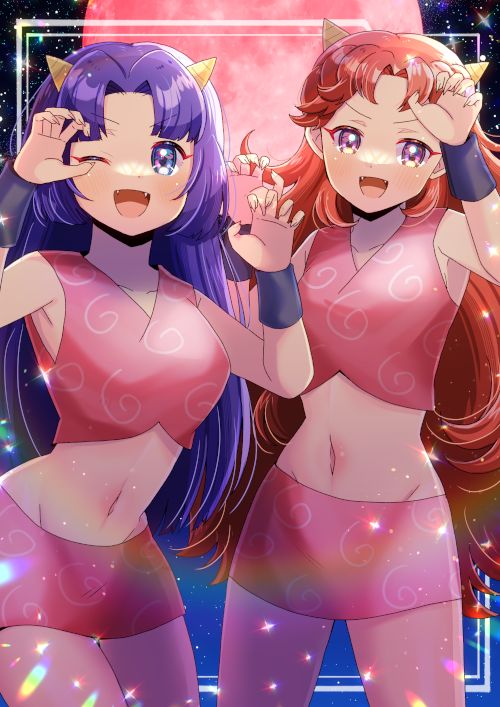 yuki and tomomi (rakudai ninja rantarou) drawn by kou_hiyoyo