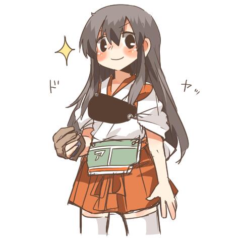 akagi (kantai collection) drawn by rebecca_(keinelove)