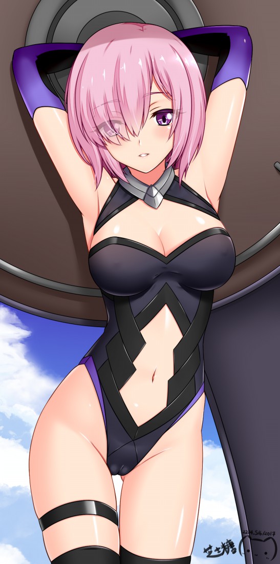 mash kyrielight (fate and 1 more) drawn by ppshex
