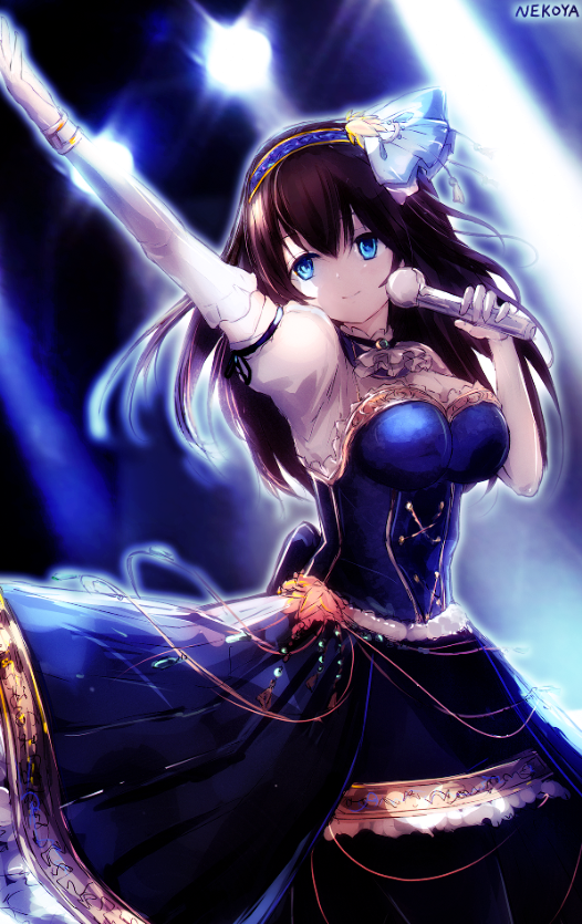 sagisawa fumika (idolmaster and 2 more) drawn by nekoya_(liu)