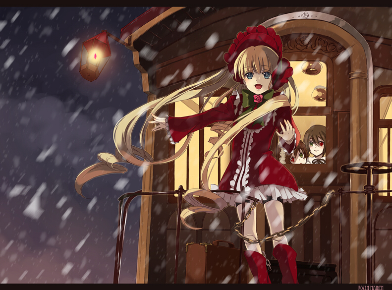 shinku, suiseiseki, and souseiseki (rozen maiden) drawn by lowe_(slow)