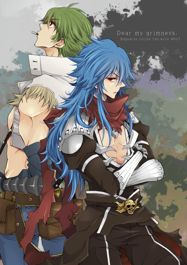 assassin cross, whitesmith, eremes guile, and howard alt-eisen (ragnarok online) drawn by sptbird
