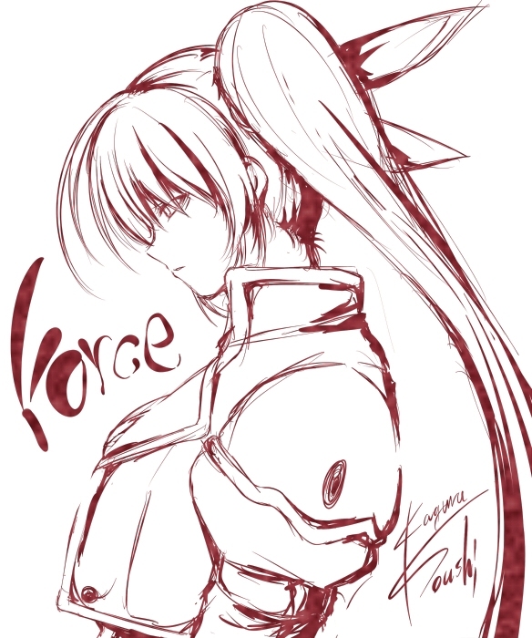 takamachi nanoha (lyrical nanoha and 1 more) drawn by hagane_soushi