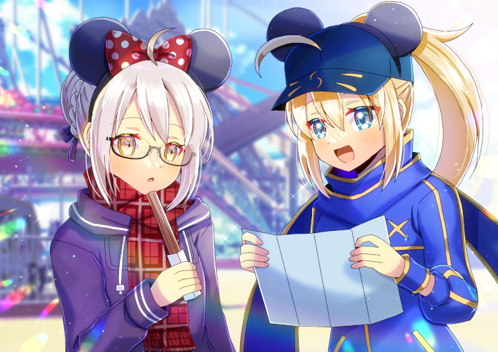 artoria pendragon, mysterious heroine x alter, and mysterious heroine x (fate and 2 more) drawn by kou_hiyoyo