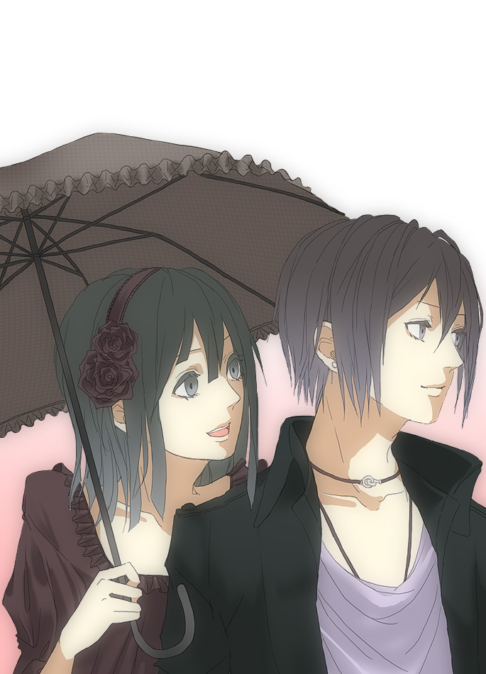 heiwajima kasuka and hijiribe ruri (durarara!!) drawn by xenon_1005