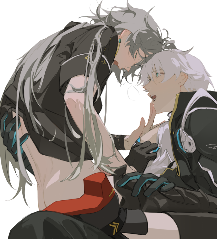 kevin kaslana and su (honkai and 1 more) drawn by shadynara