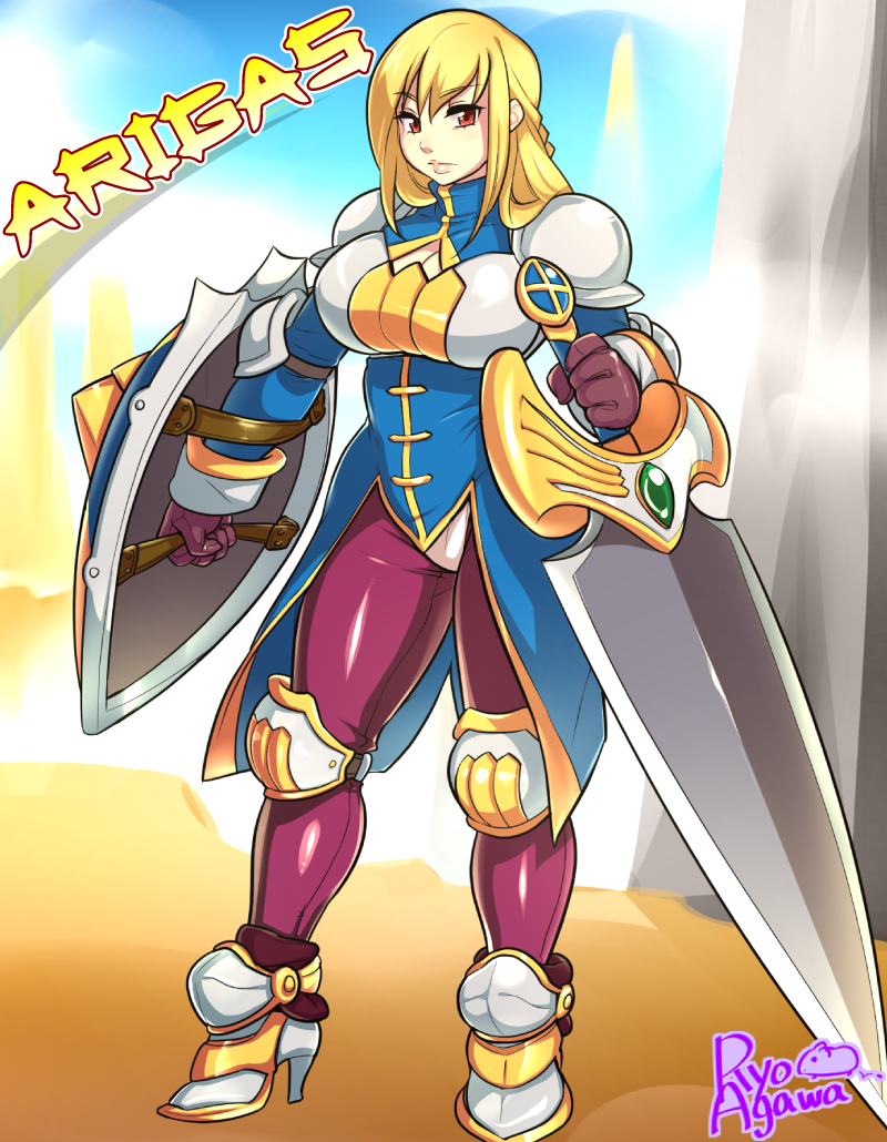 agrias oaks (final fantasy and 1 more) drawn by agawa_ryou