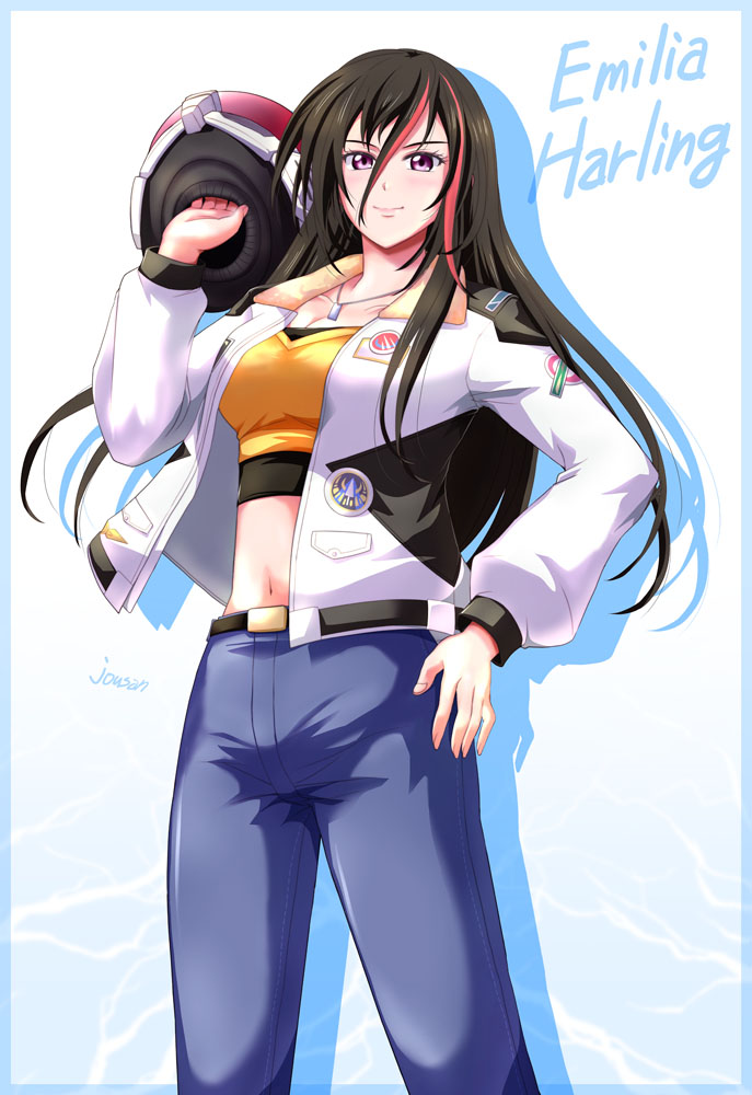 emilia harling (eiyuu densetsu and 2 more) drawn by xiacheng_tatsuya