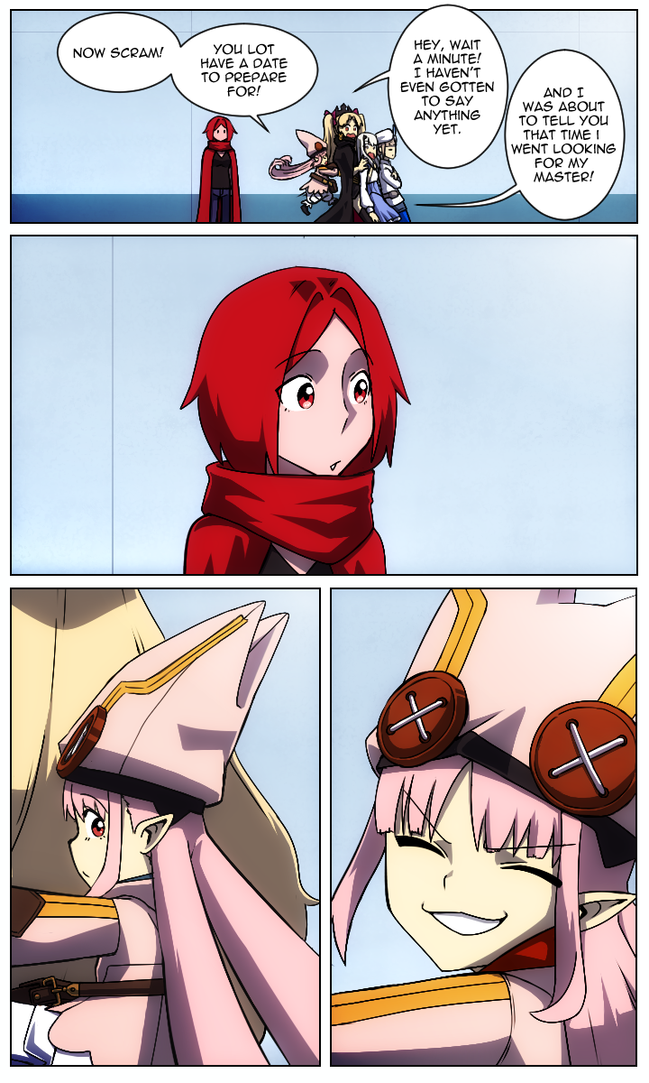 ereshkigal, melusine, nemo, captain nemo, habetrot, and 1 more (original and 2 more) drawn by lazyartlazy12