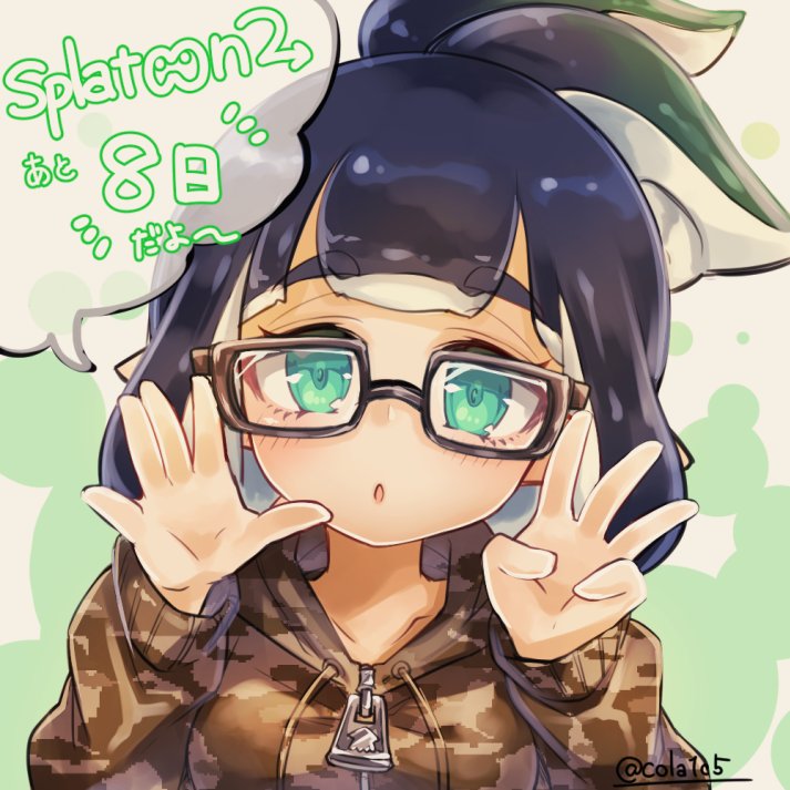inkling player character and inkling girl (splatoon and 1 more) drawn by conomi-c5