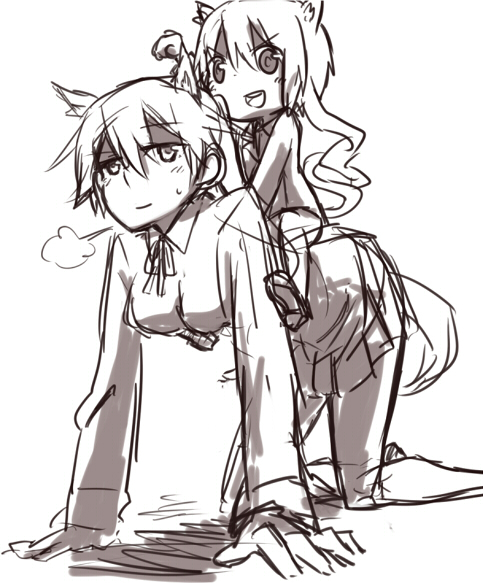 angela salas larrazabal and patricia schade (world witches series and 1 more) drawn by chikiso