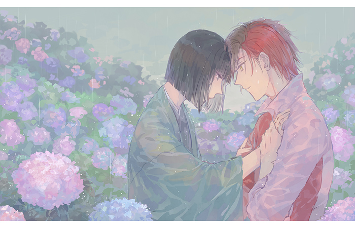 shima sakon and shibata katsuie (sengoku basara) drawn by toruglose