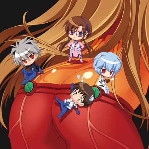 souryuu asuka langley, ayanami rei, ikari shinji, nagisa kaworu, and makinami mari illustrious (neon genesis evangelion and 2 more) drawn by carnelian