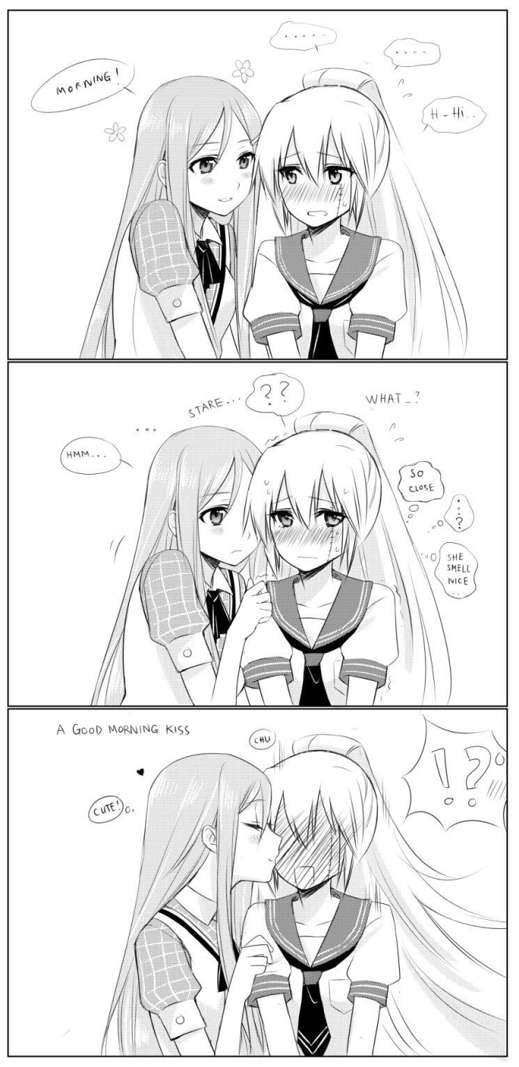 banba mahiru and hanabusa sumireko (akuma no riddle) drawn by mylovelydevil