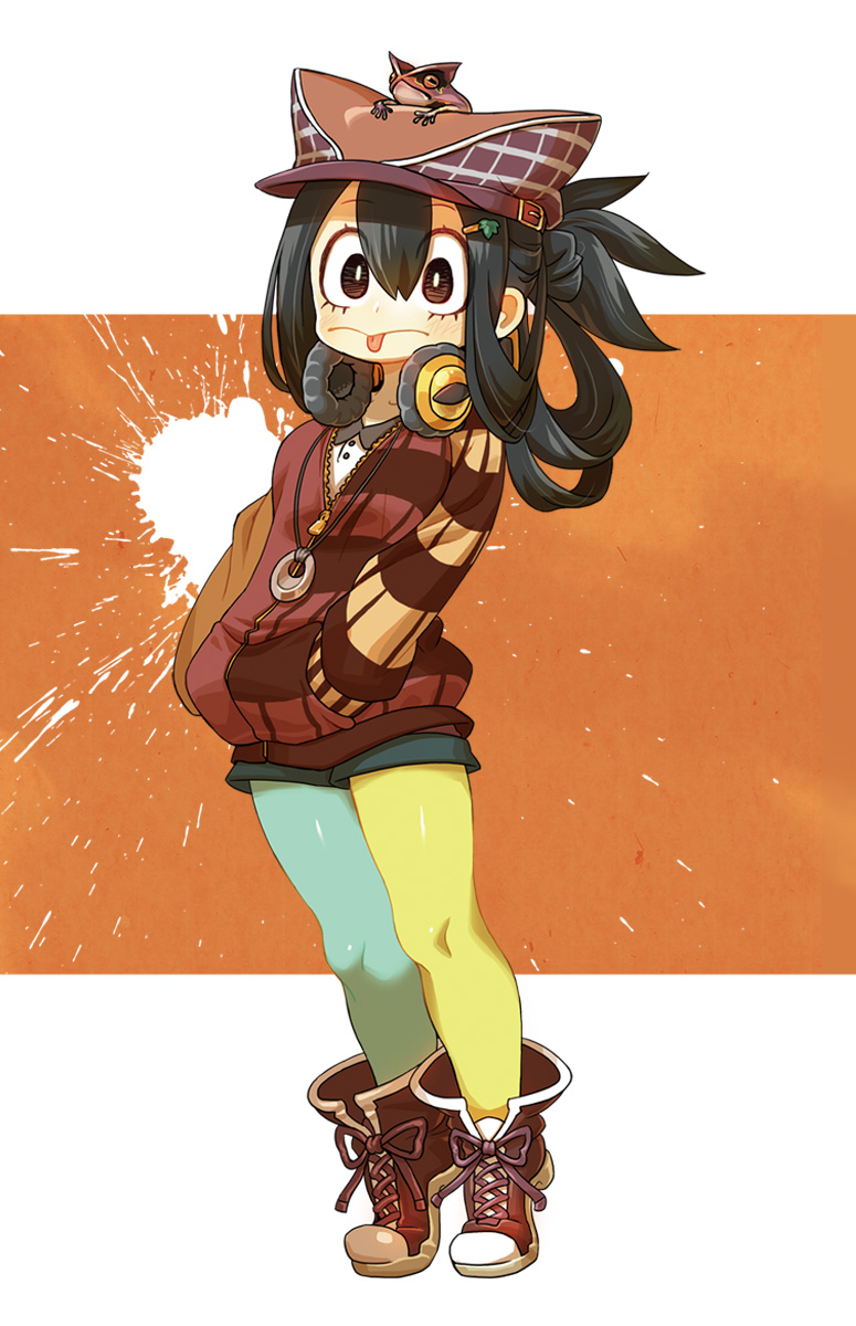 asui tsuyu (boku no hero academia) drawn by chaki_(teasets)