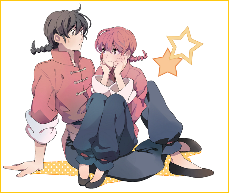 ranma-chan and saotome ranma (ranma 1/2) drawn by yoi_(yoi41)