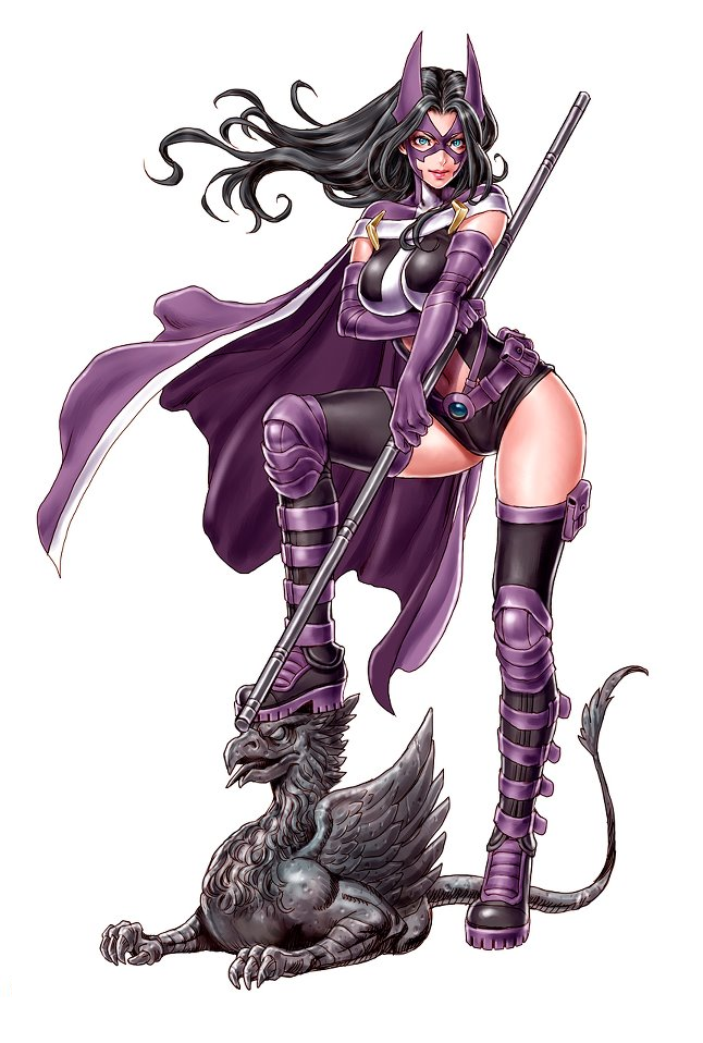 huntress and helena bertinelli (dc comics and 2 more) drawn by yamashita_shun'ya