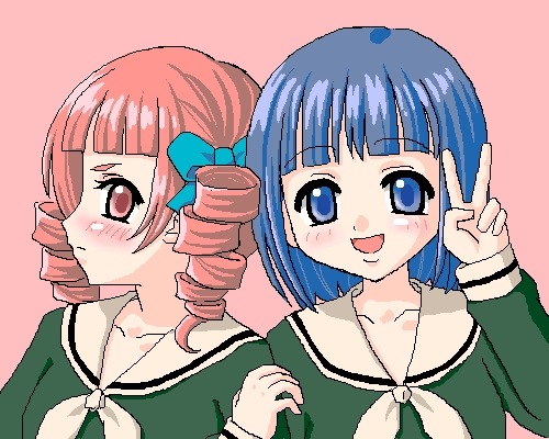 matsudaira touko and nijou noriko (maria-sama ga miteru) drawn by sukeroku_(pepelonzebul)