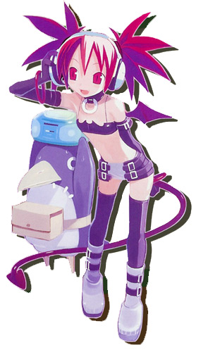 etna and prinny (disgaea and 1 more) drawn by harada_takehito