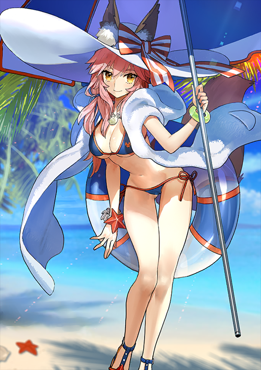 tamamo and tamamo no mae (fate and 1 more) drawn by wada_arco