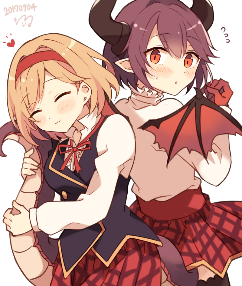 djeeta and grea (granblue fantasy and 1 more) drawn by maaru_(asato_maaru)